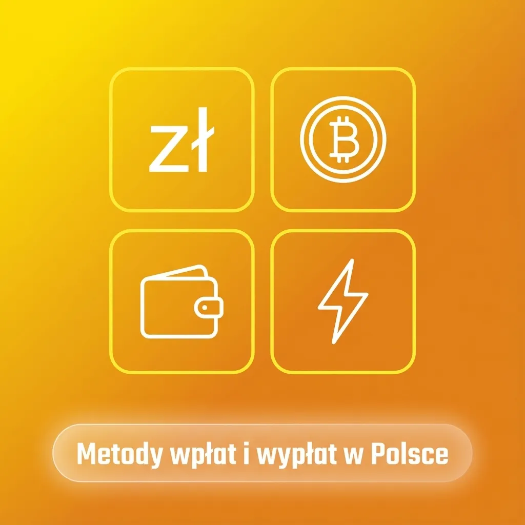 Ikony metod płatności w polskich kasynach online: karty, BLIK, e‑portfele, Apple Pay, Google Pay, kryptowaluty