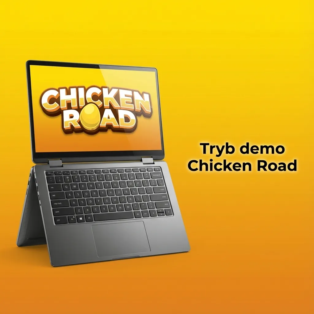 Ekran gry Chicken Road w trybie demo z wirtualnymi stawkami w kasynie online