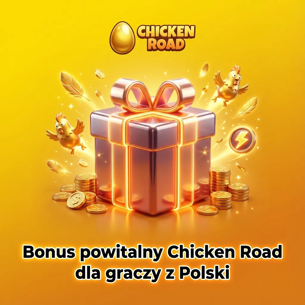 Polish GGbet Chicken Road welcome bonus screen showing 3 800 PLN offer and registration steps in casino interface