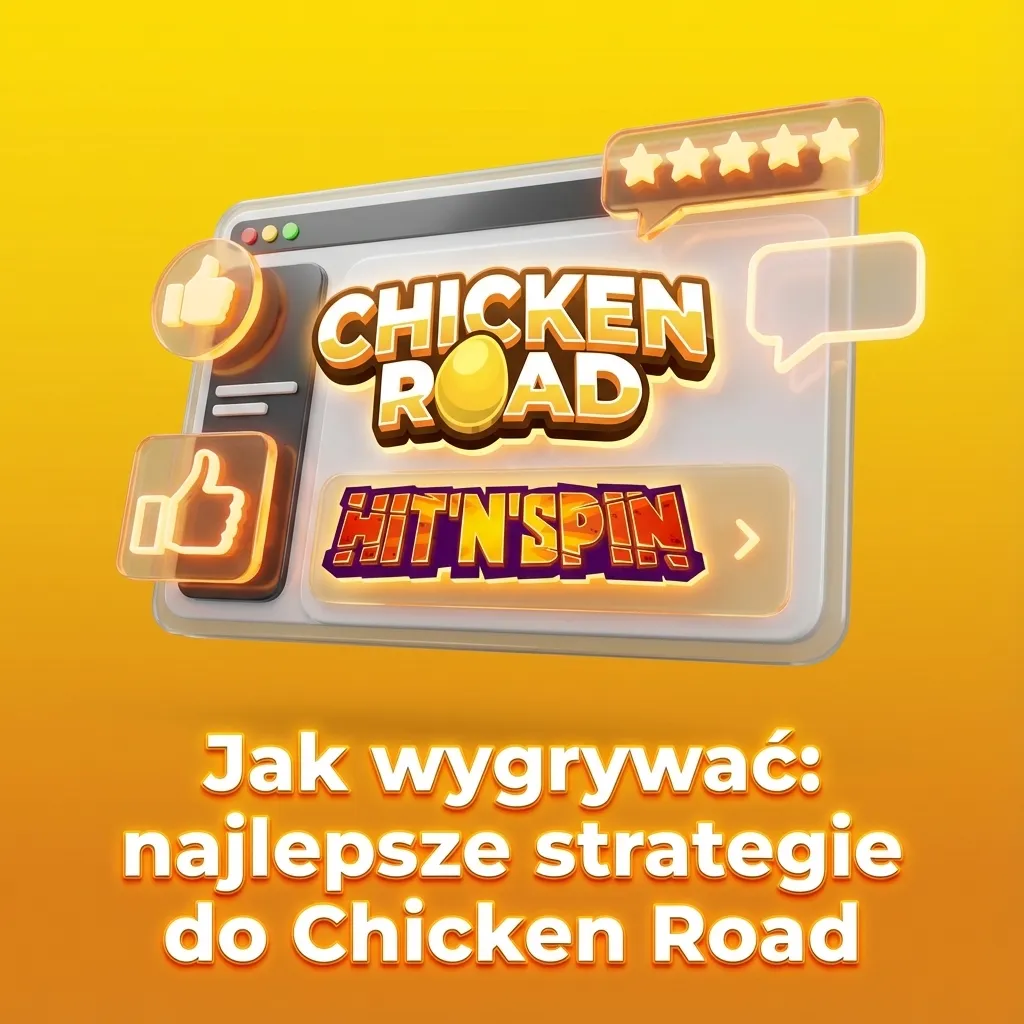 Ekran gry Chicken Road z zaznaczonymi trasami i symbolami ryzyka oraz tekstem o strategiach i zarządzaniu budżetem
