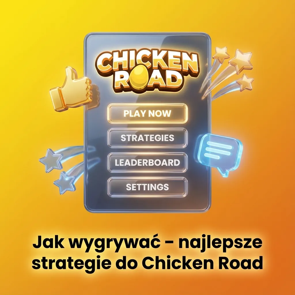 Ilustracja poradnika Chicken Road: gracz przy komputerze analizuje strategie, wykres mnożników i przycisk „Wypłać”
