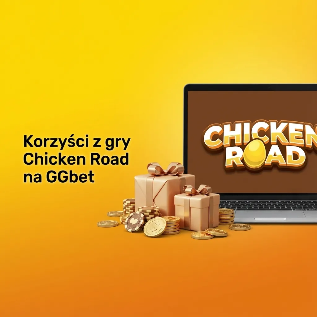 Ekran gry Chicken Road na GGbet z listą korzyści: czat 24/7, statystyki, wysoki mnożnik, bezpieczne saldo gracza