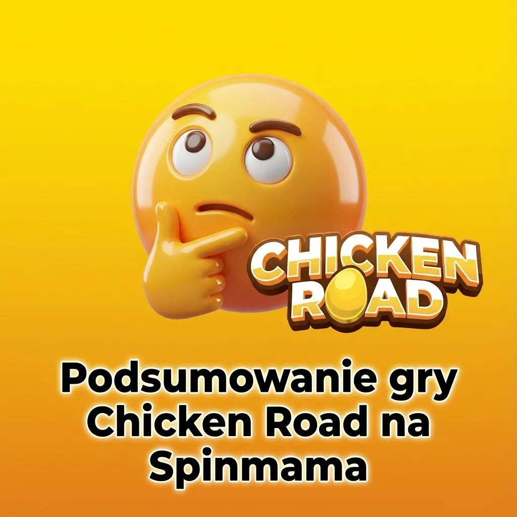 Ekran gry Chicken Road na Spinmama z polskim interfejsem, mnożnikami wygranych i przyciskiem gry demo