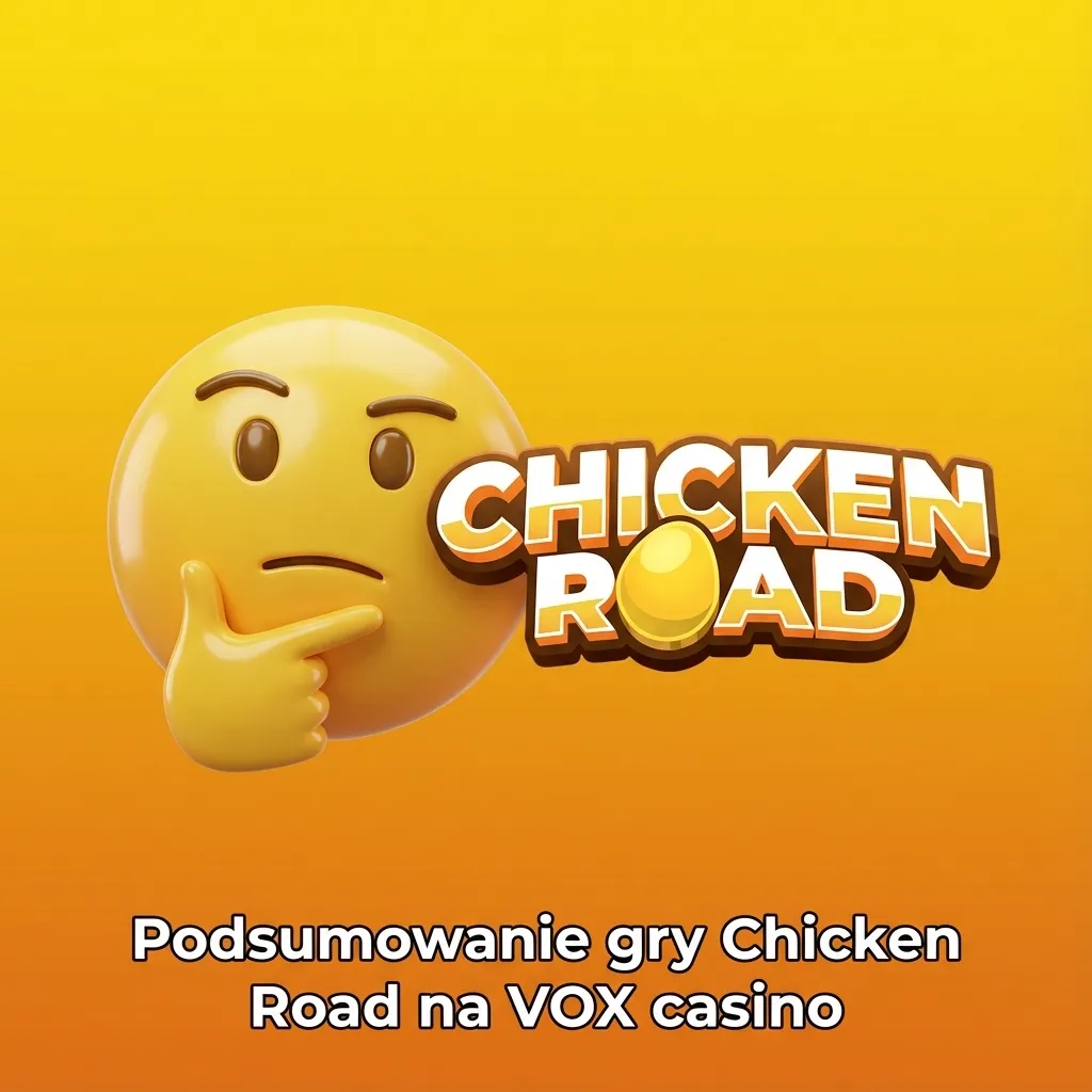 Zrzut ekranu gry crash Chicken Road na VOX casino z kurczakiem i rosnącym mnożnikiem zakładu