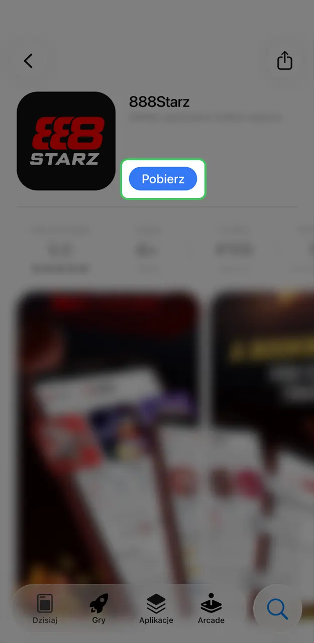 Pobierz aplikację 888Starz na swój telefon z systemem iOS i znajdź Chicken Road.