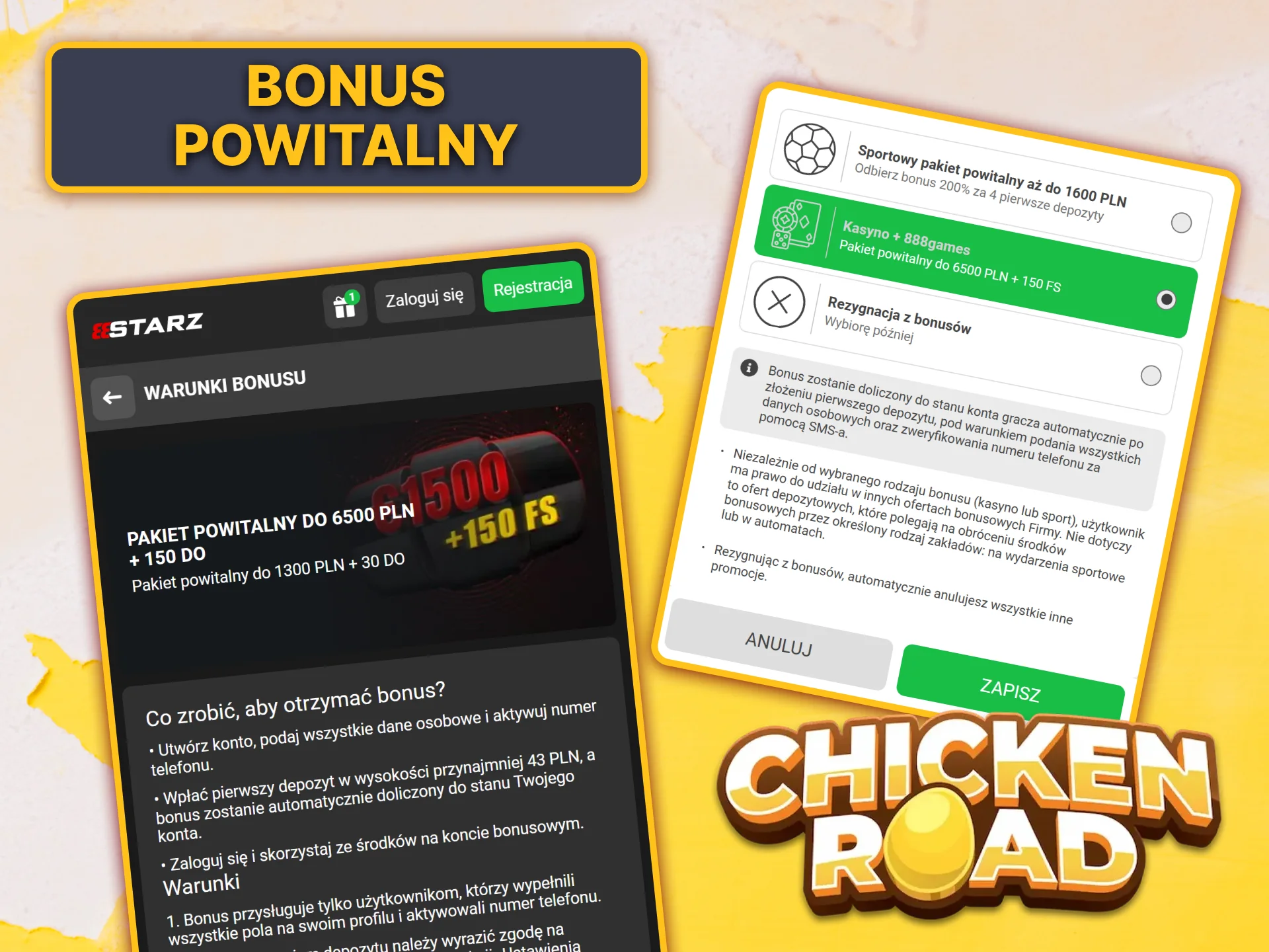 Odbierz bonus powitalny 888starz i zwiększ swoje szanse na wygraną w Chicken Road.