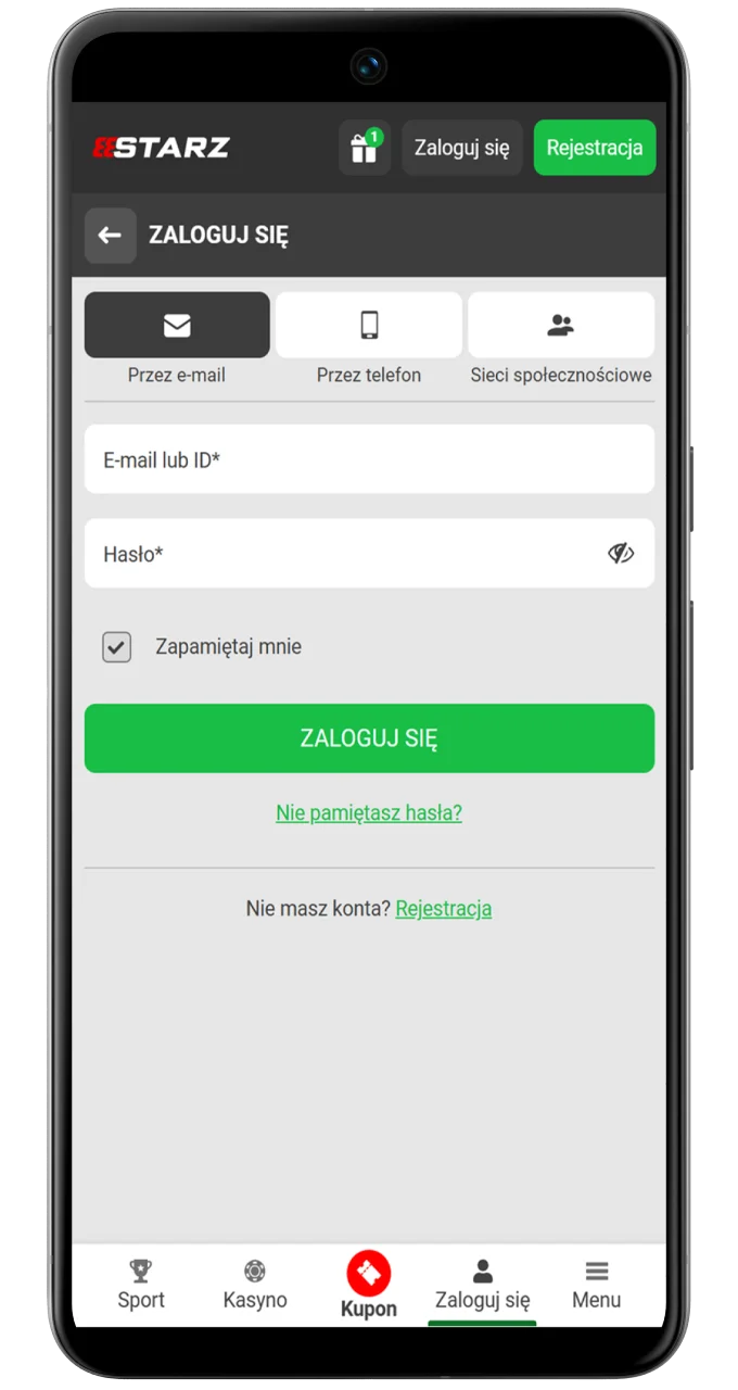 Zaloguj się na swoje konto 888starz lub zarejestruj się i wygraj na Chicken Road.