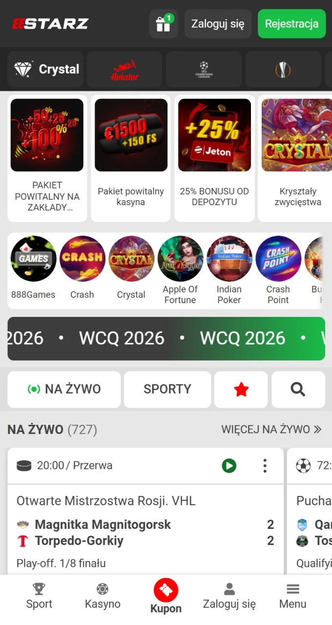 Odwiedź stronę główną kasyna 888starz i znajdź swoją ulubioną grę Chicken Road.