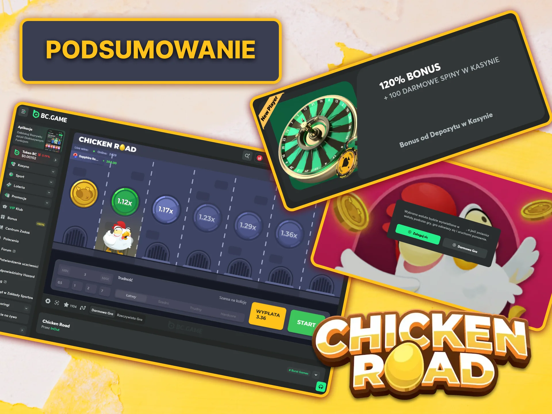 Przeczytaj krótką recenzję gry Chicken Road na stronie BC Game i podejmij właściwą decyzję.
