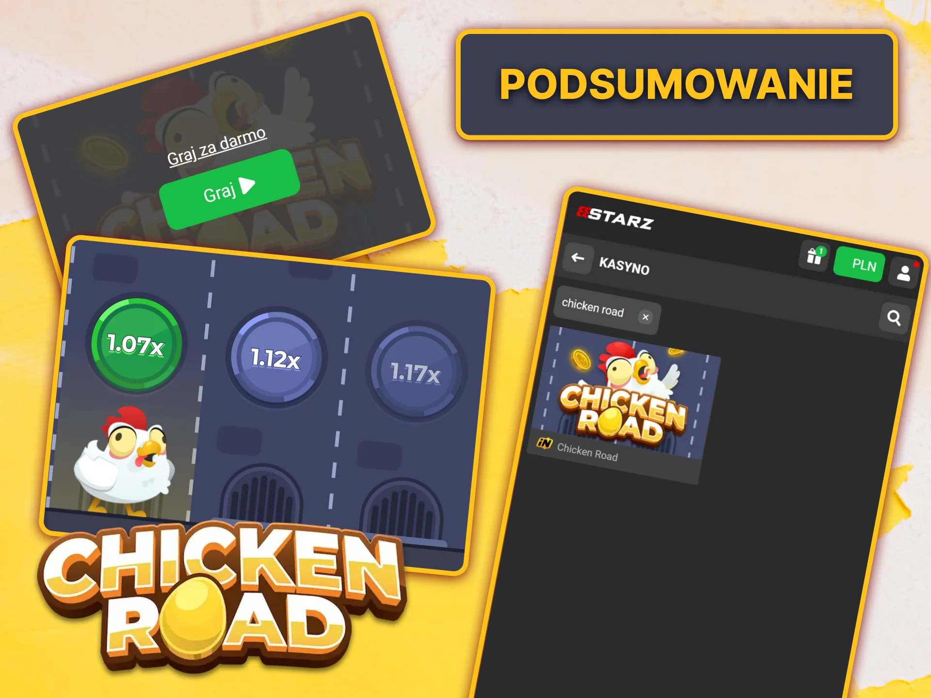 Przeczytaj krótką recenzję i zapoznaj się ze streszczeniem wersji demonstracyjnej Chicken Road.