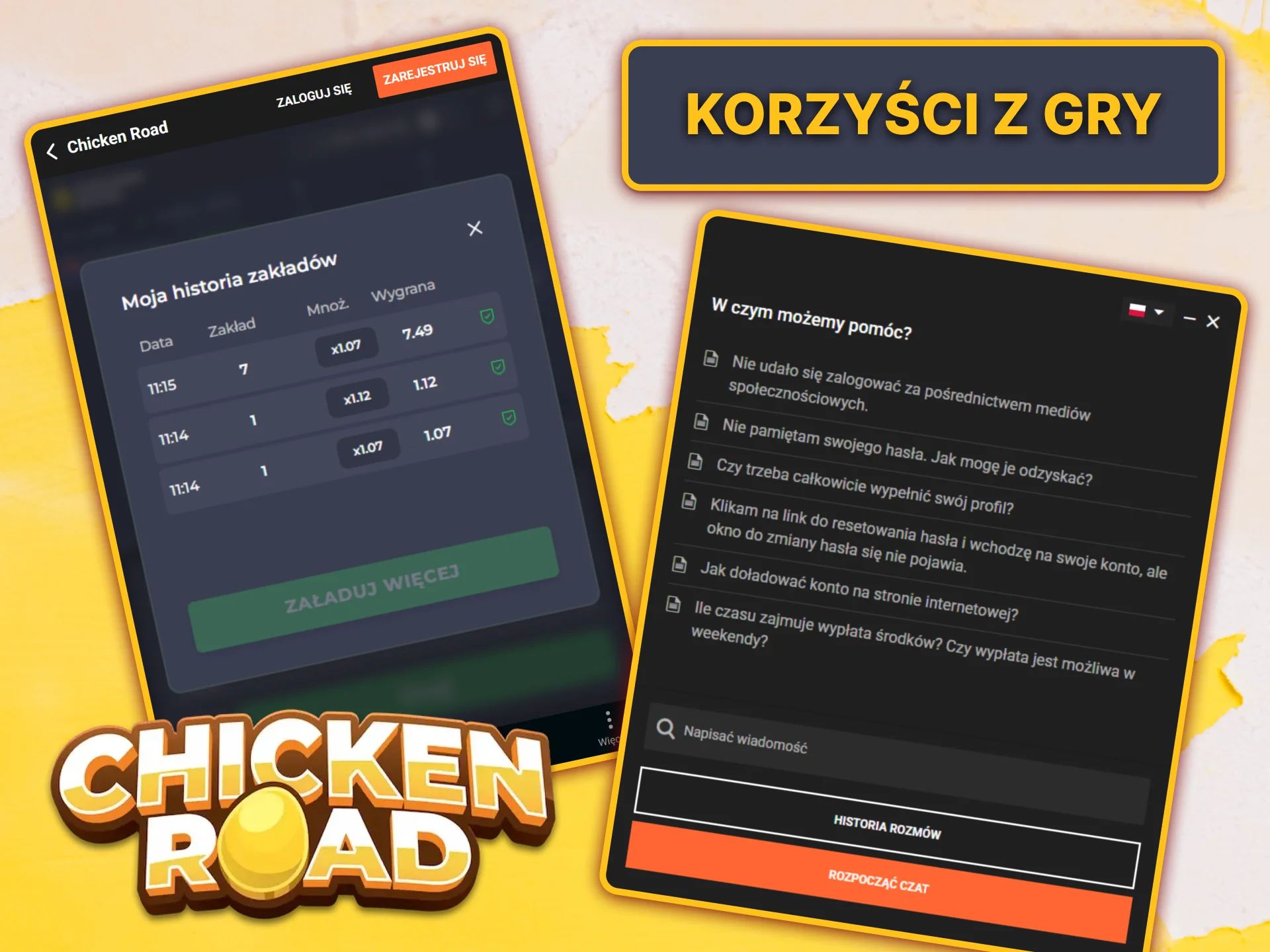 Odkryj korzyści płynące z gry w Chicken Road i skorzystaj z profesjonalnej pomocy GGbet.