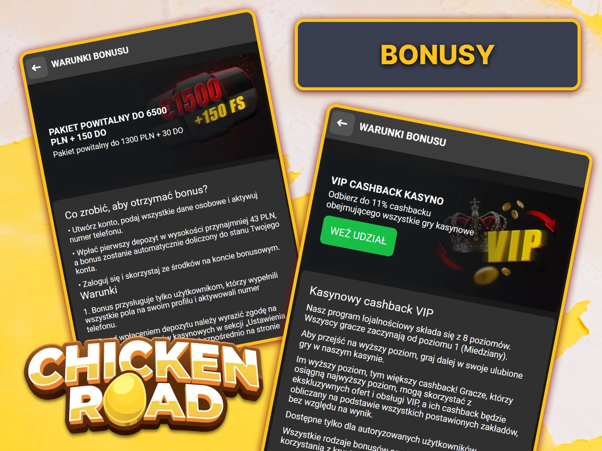 Zdobądź najlepsze bonusy doładowujące dla fanów Chicken Road w Polsce.