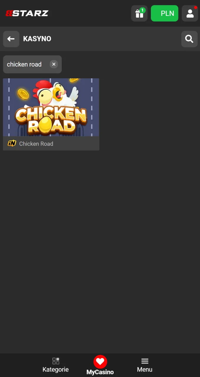 Znajdź Chicken Road w wyszukiwarce kasyn i spróbuj szczęścia już teraz.