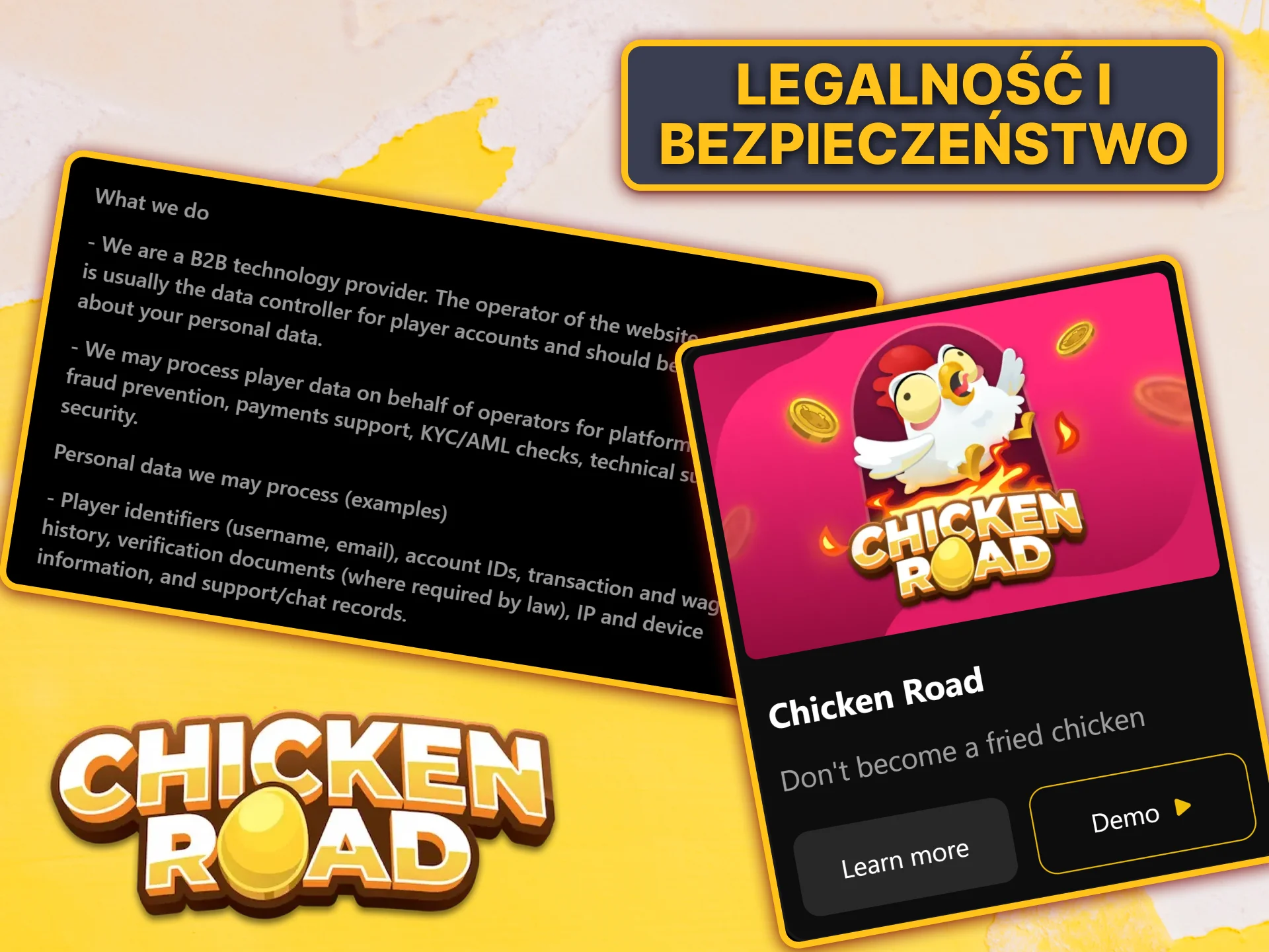 Upewnij się, że Chicken Road jest bezpiecznym i legalnym miejscem do gry.