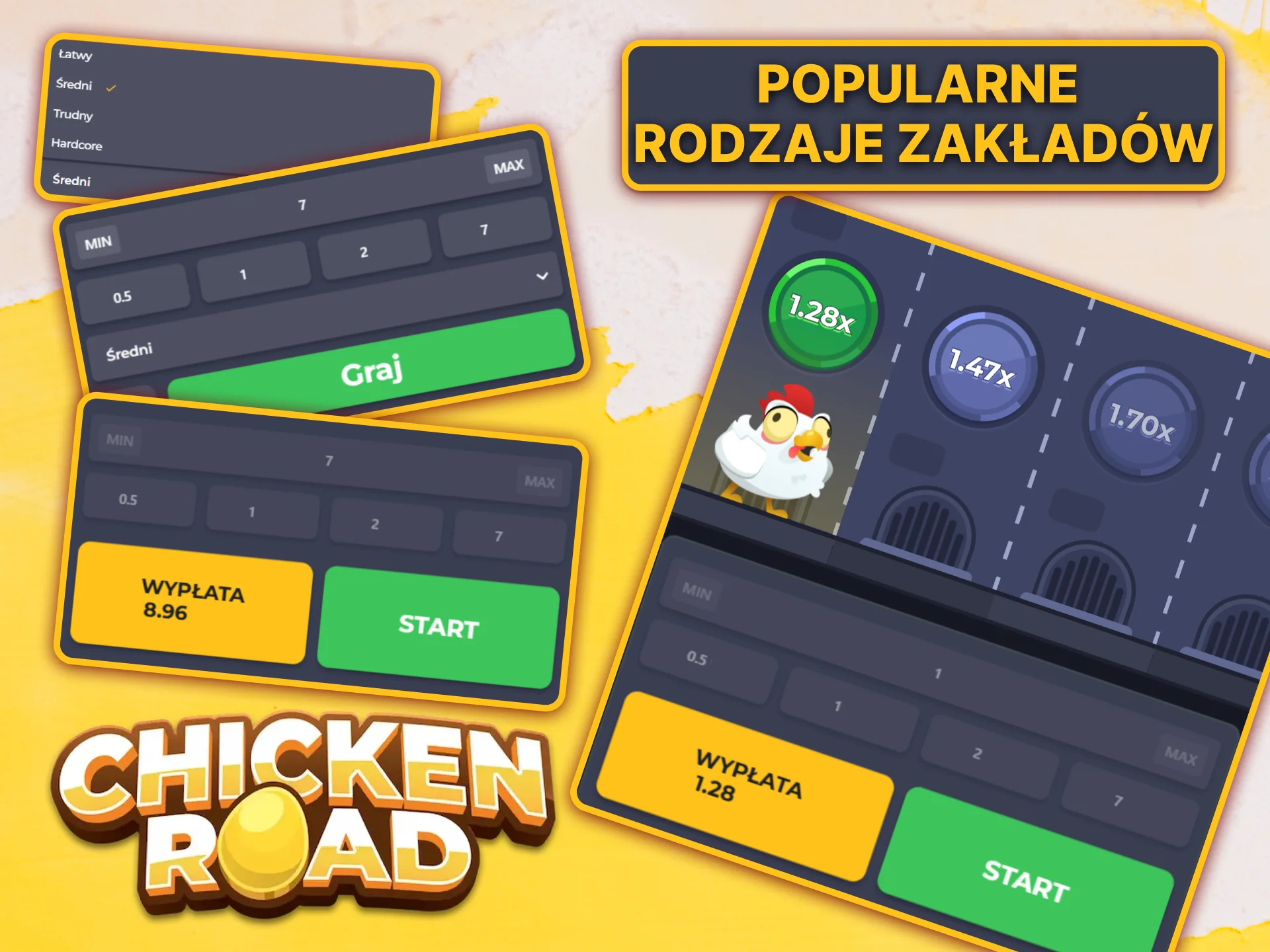 Dowiedz się, na jakie zakłady w Chicken Road stawiają najlepsi polscy gracze.