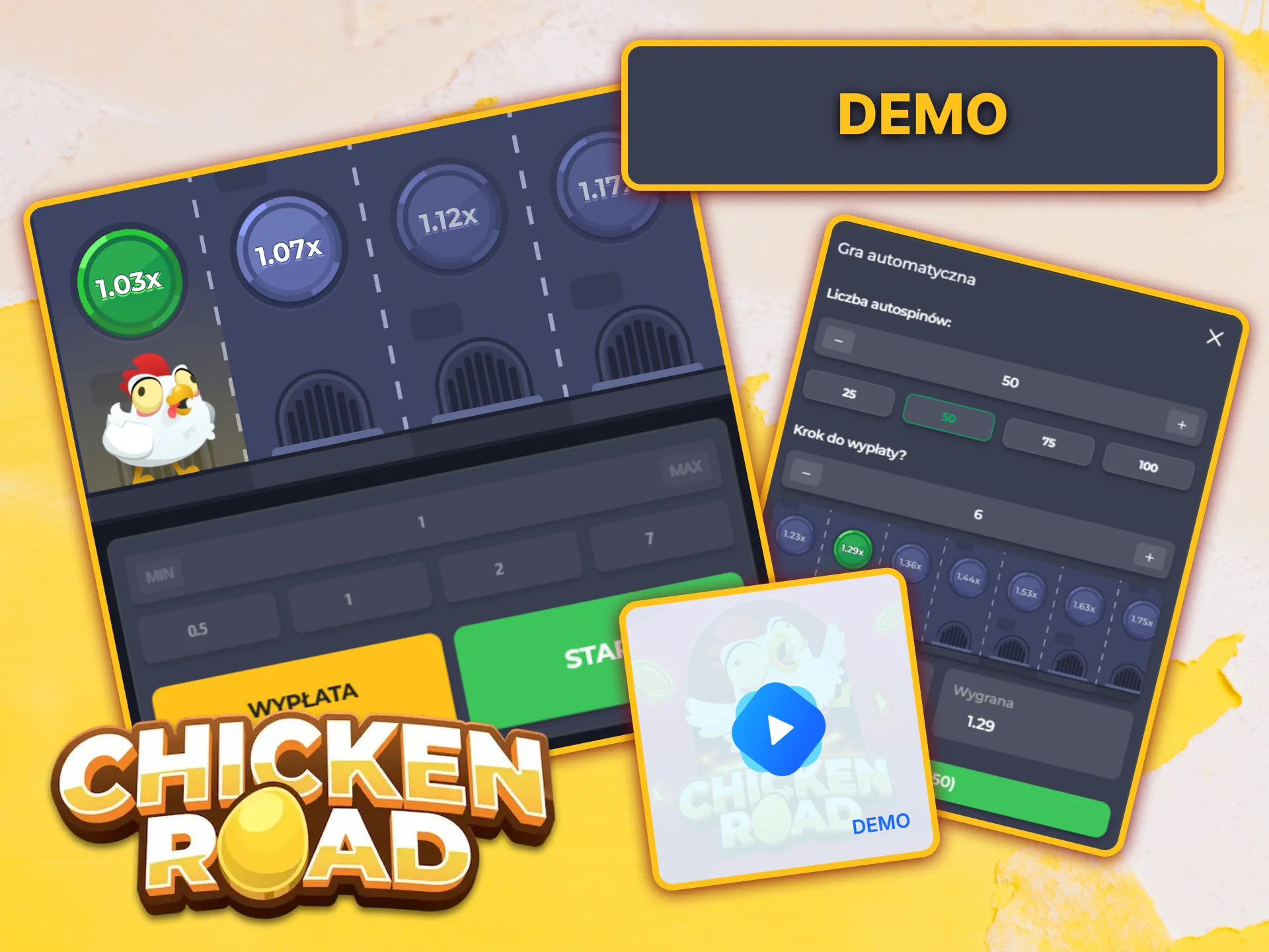Wypróbuj bezpłatną wersję demonstracyjną gry Chicken Road, dostępną na platformie Ice Casino.