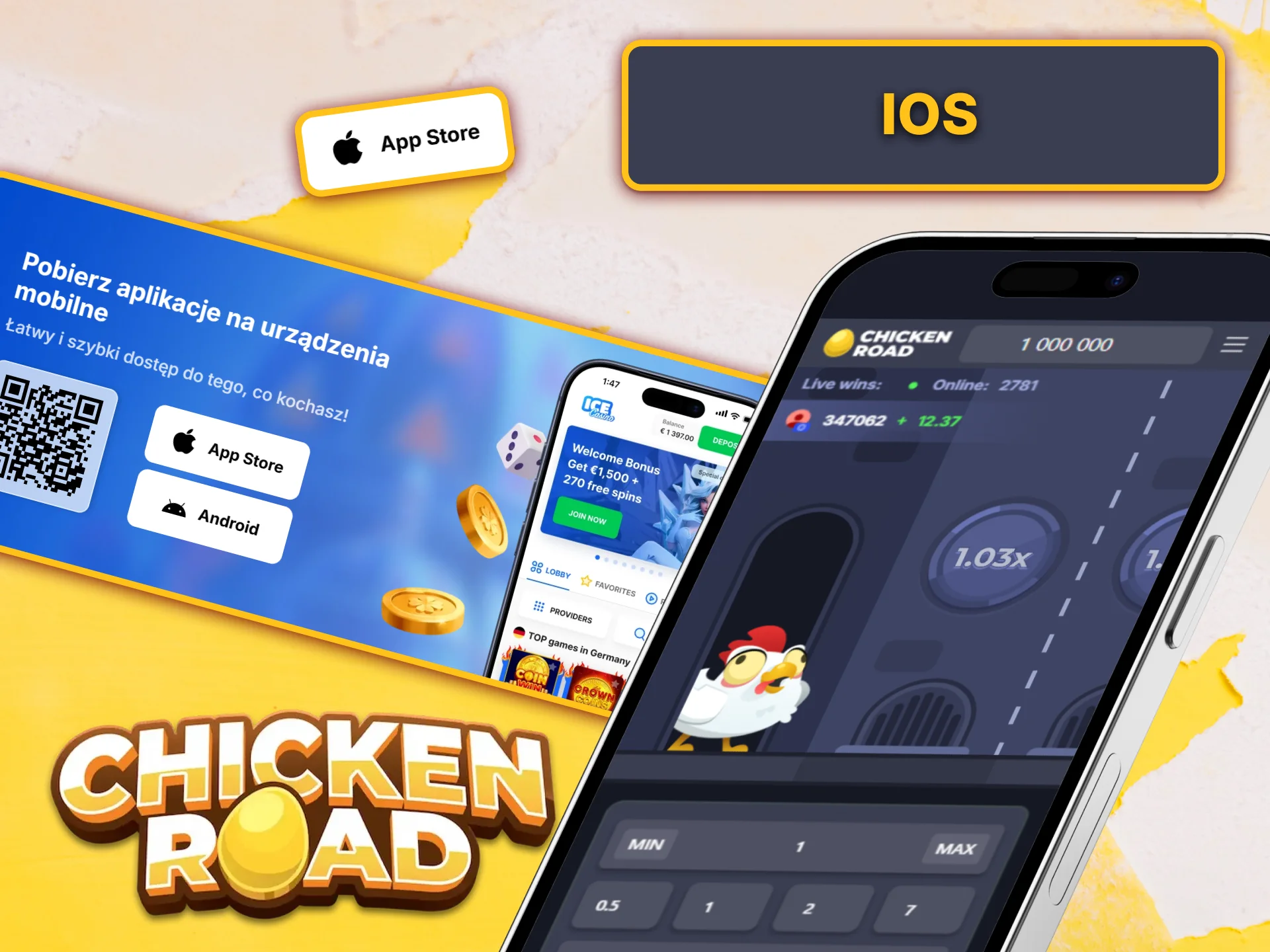 Zainstaluj aplikację Ice Casino na iOS i ciesz się płynną grą na Chicken Road.
