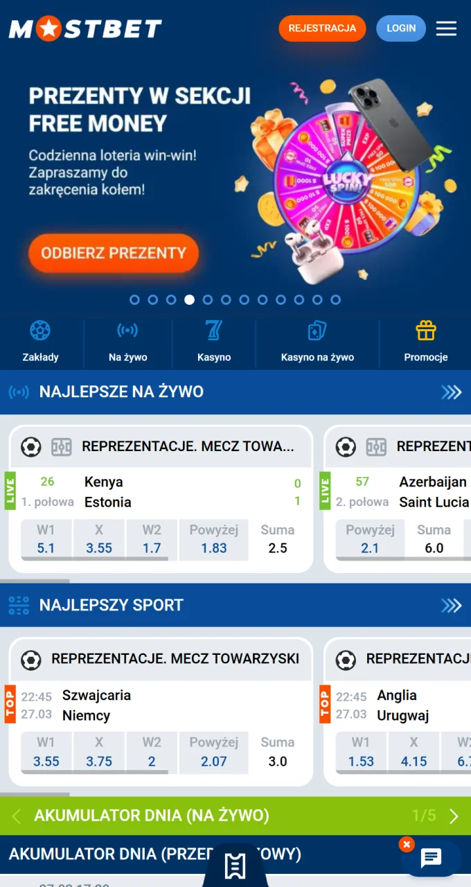 Odwiedź oficjalną stronę Mostbet, aby się zalogować i zacząć grać w Chicken Road.