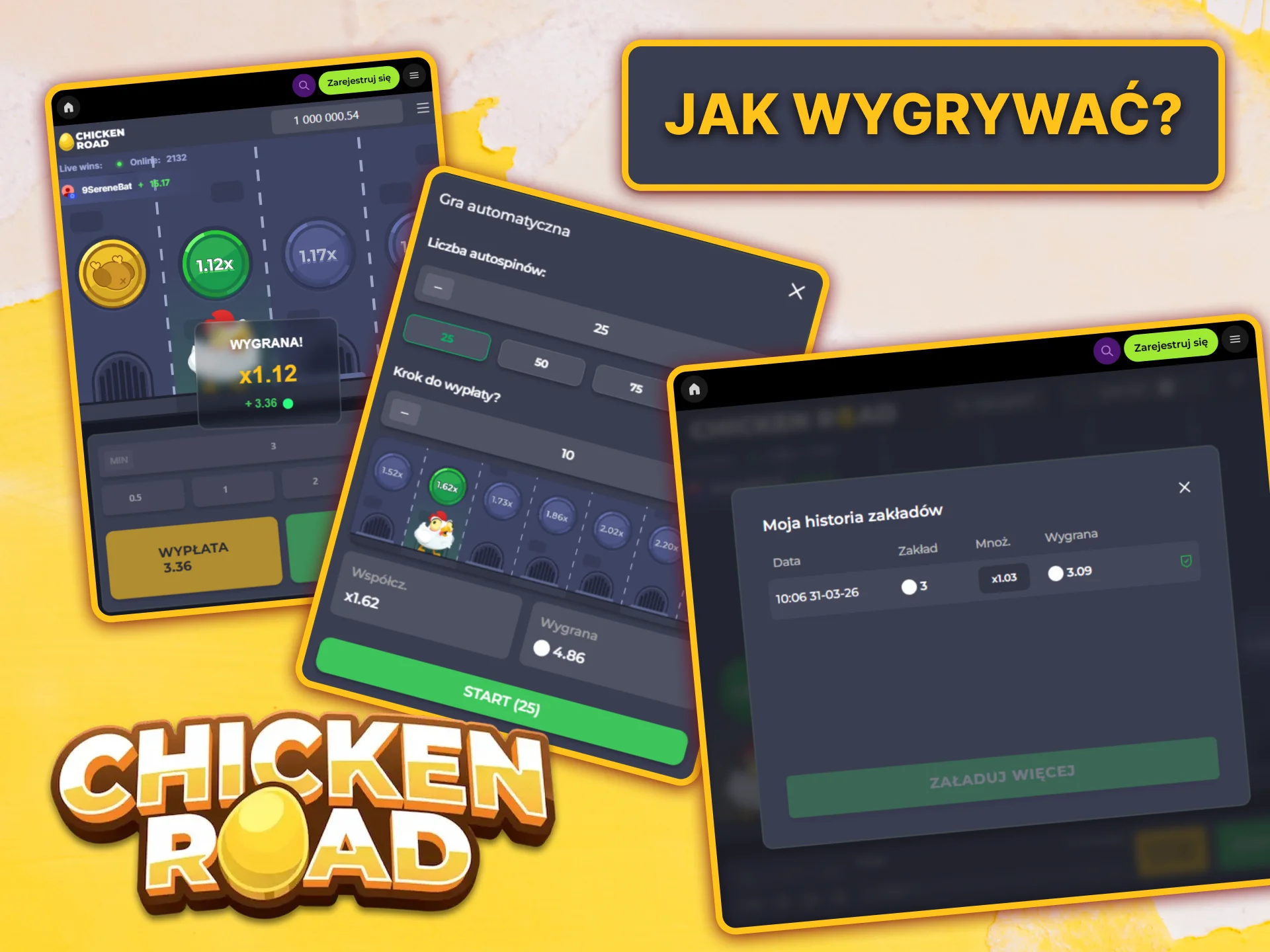 Poznaj skuteczne strategie, które zwiększą Twoje szanse na wygraną w Chicken Road w kasynie Spinmama.