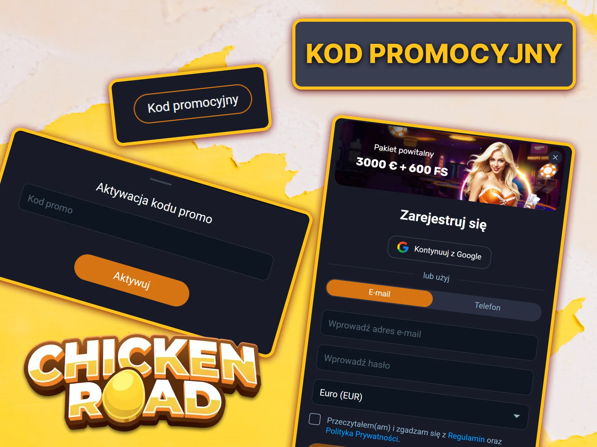 Aktywuj kod promocyjny w VOX casino i zdobądź dodatkowe bonusy za grę w Chicken Road.