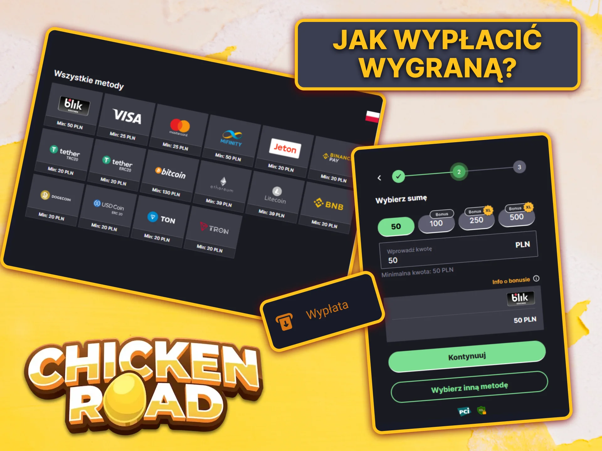 Wybierz bezpieczną metodę płatności w VOX casino i wypłać wygrane z Chicken Road.