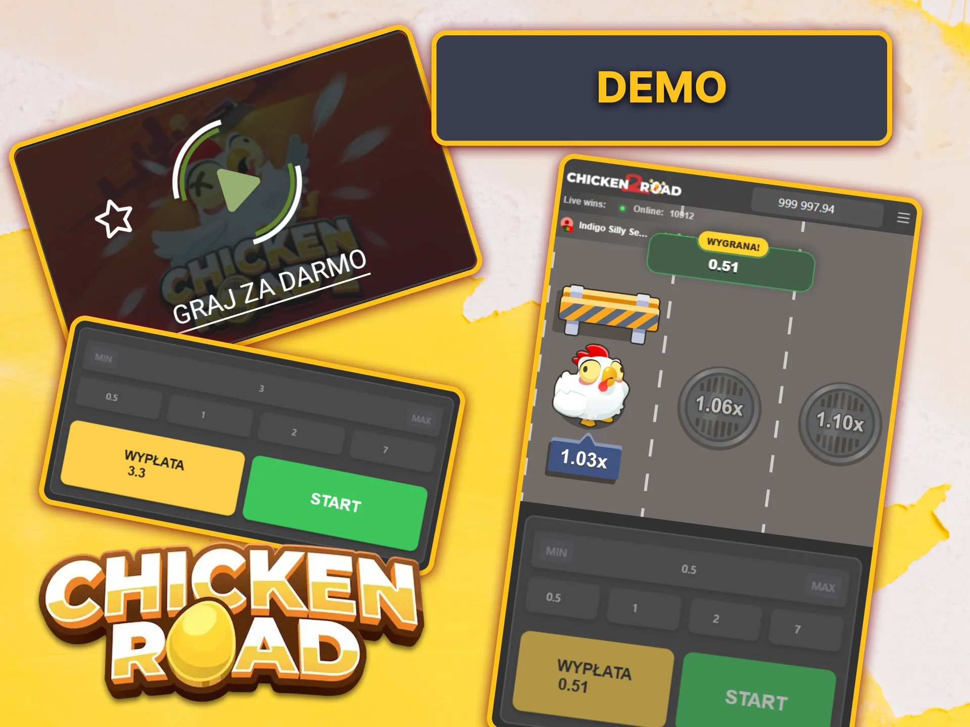 Wypróbuj bezpłatną wersję demonstracyjną gry Chicken Road 2.0 i rozwijaj swoje umiejętności bez ryzyka.