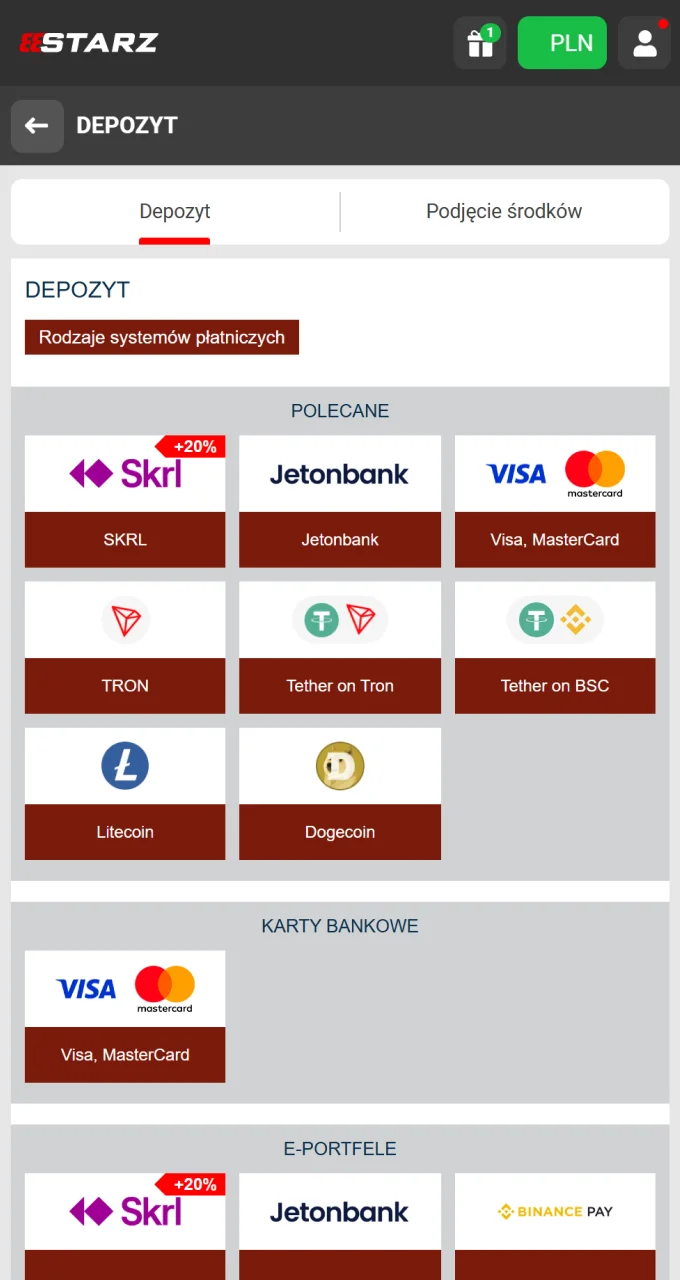 Wybierz bezpieczną metodę płatności i doładuj swoje konto, aby rozpocząć grę w ekscytującą grę Chicken Road 2.0.