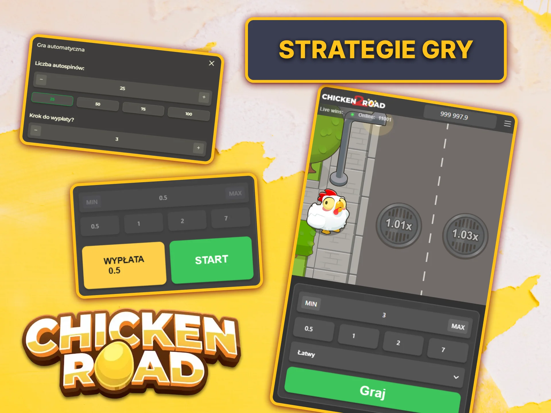 Wybierz najlepszą strategię gry Chicken Road 2.0 i dostosuj poziom trudności do swoich potrzeb.
