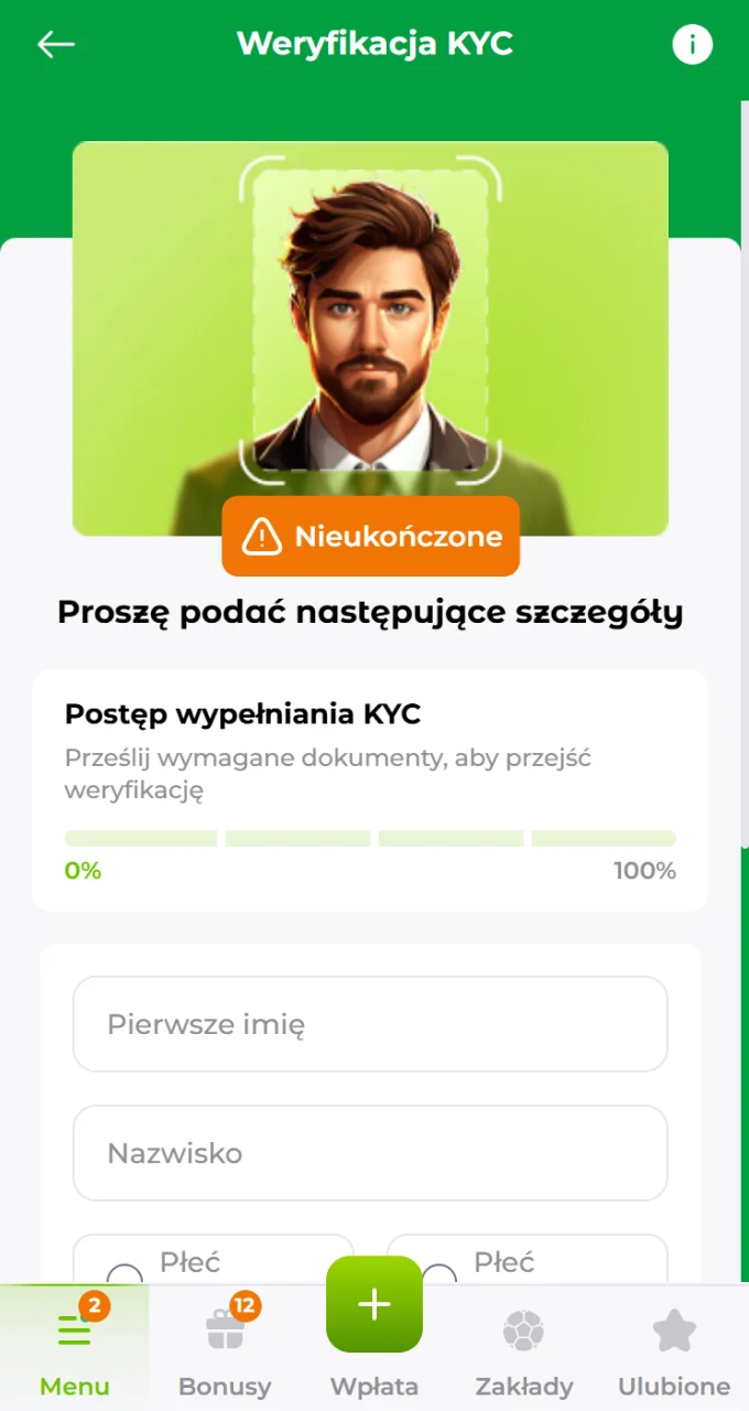 Zweryfikuj swoje dane w Verde Casino, aby w pełni cieszyć się grą Chicken Road.