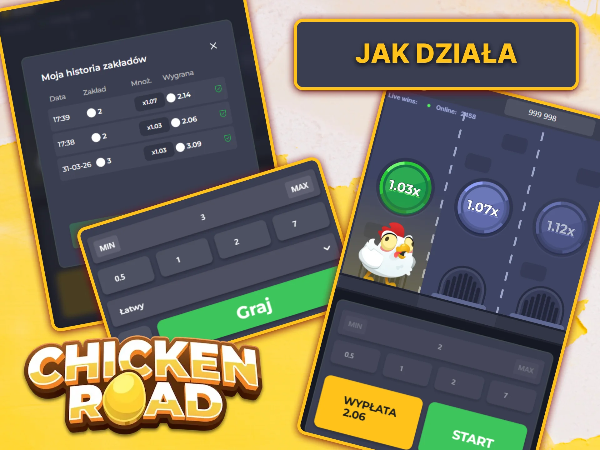Dowiedz się, jak działa Chicken Road i śledź historię swoich zakładów, aby grać skuteczniej.