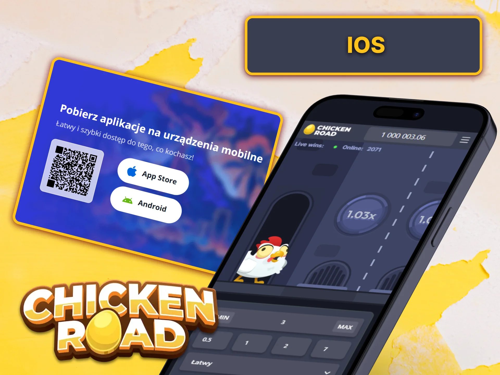 Wystarczy kilka kliknięć, aby zainstalować aplikację Vulkan Vegas na iOS i zagrać w Chicken Road na swoim iPhonie.