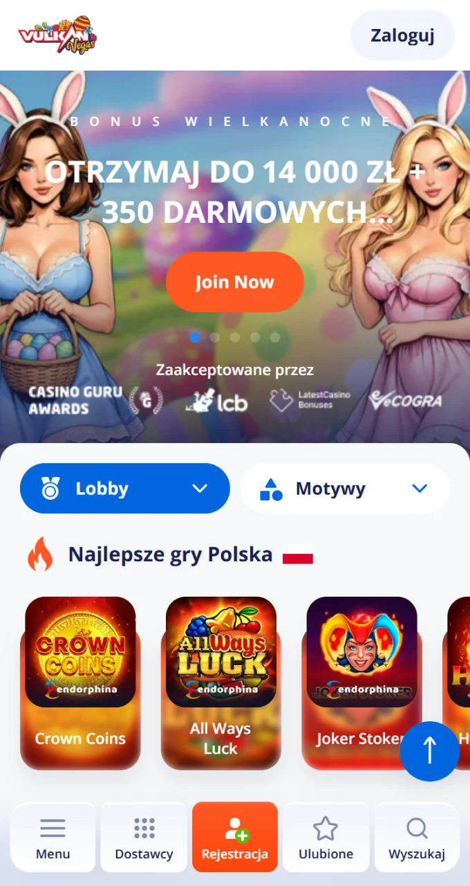 Odwiedź oficjalną stronę Vulkan Vegas, aby znaleźć najlepsze gry kasynowe, w tym Chicken Road.